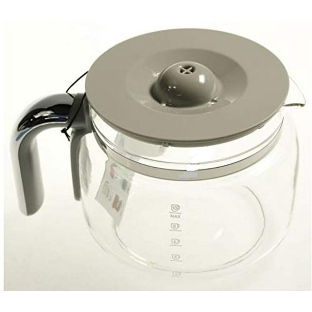 Smeg DCGC01 Replacement 10 Cup Coffee Pot - Glass Coffee Carafe for DCF02 Drip Coffee Maker Machine