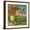 Brown Frame, variant on Art.com Queen Bee Brand - Corona, California - Citrus Crate Label Art Print by Lantern Press, White Frame Wall Art, 21" x 21"