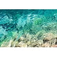 thumbnail image 2 of Wilson, Emily M. 32x23 Gold Ornate Wood Framed with Double Matting Museum Art Print Titled - Haft Kul-Sughd Province-Tajikistan Abstract patterns in water of Nezhegon-Haft Kul-the Seven Lakes, 2 of 4