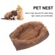 thumbnail image 5 of Cojín rectangular 2 en 1 para perros y gatos, cama antideslizante de felpa suave para mascotas (Café S) Ndcxsfigh Para estrenar, 5 of 5