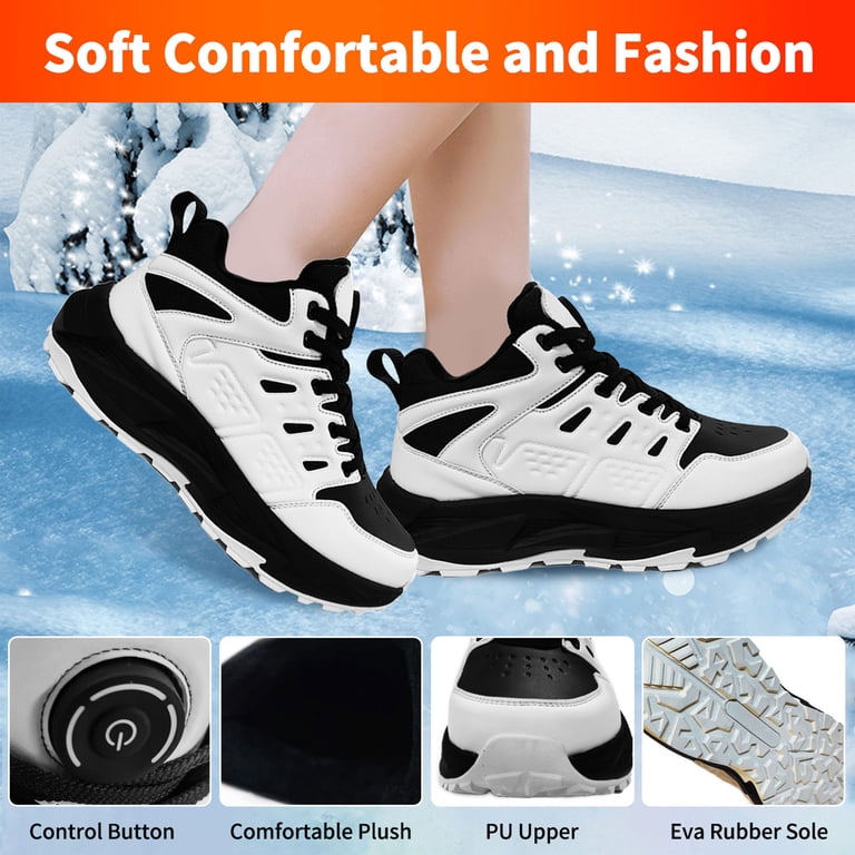 FOOTWARMERS Men\'s Shoes Amazon.com: Heated Sneakers for Women and Men,Rechargeable  main image 3