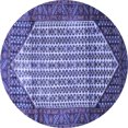 thumbnail image 1 of Ahgly Company Indoor Round Persian Blue Traditional Area Rugs, 8' Round, 1 of 4