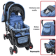thumbnail image 3 of Carriola Doble para Bebés Gemelar Plegable con Asientos Reclinables Apta desde 0 Meses Soporta hasta 32 kg  - Azul, 3 of 7