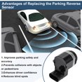 thumbnail image 4 of Sensores de estacionamiento de reversa Unique Bargains No.66209231283 para BMW Serie 7 2011-2015 Sensor de asistencia de estacionamiento negro 1 Pc, 4 of 6