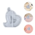 thumbnail image 4 of 2 moldes de silicona con forma de corazón para velas: molde de yeso para aromaterapia, jabón de silicona en forma de corazón 3D, para manualidades de resina, decoración del hogar para San Valentín., 4 of 7