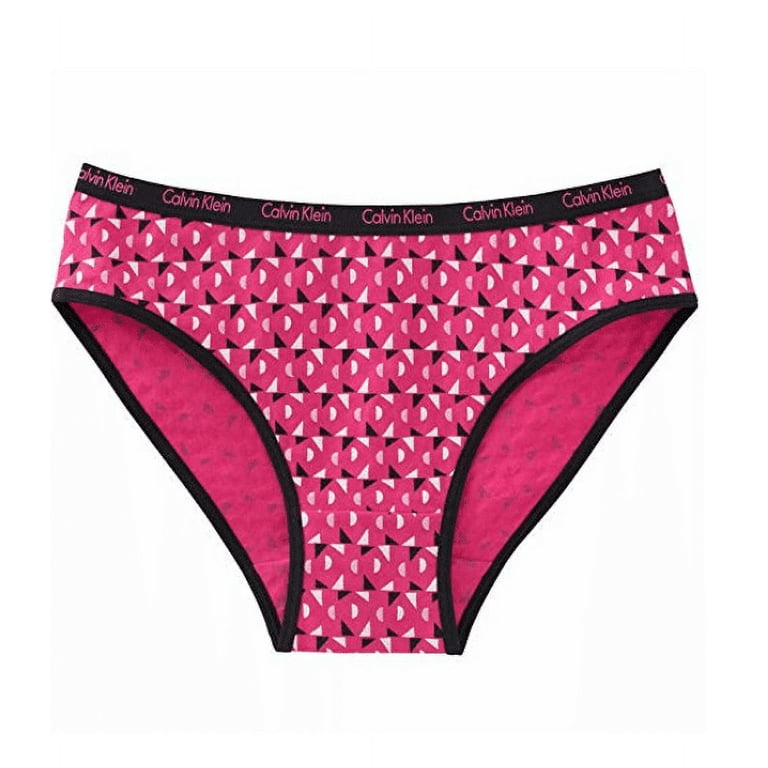 Calvin Klein Girls' Graphic 6-Pack Bikini Panty 