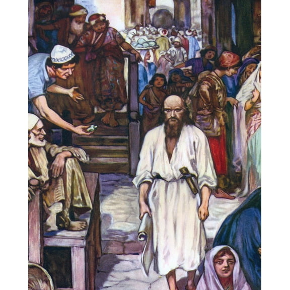 Catholic print picture - Call of Isaiah C - 8" x 10" ready to be framed