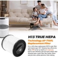 thumbnail image 3 of AP-T10FL AP-T10 Air Purifier Filter Replacement for Homedics Air Purifier by - Fit for Homedics Total Clean Air Purifier AP-T10-BK AP-T10-WT-360 Degree H13 True HEPA with Activat Carbn 2Pack, 3 of 7