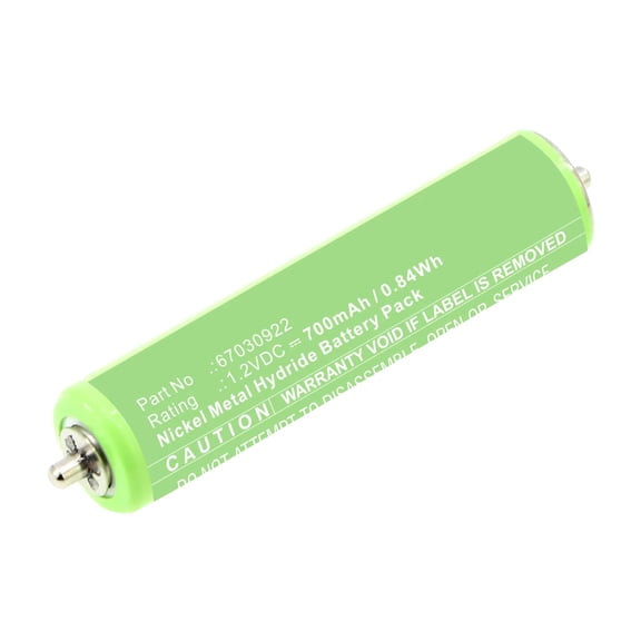 Batteries N Accessories BNA-WB-H17521 Shaver Battery - Ni-MH, 1.2V, 700mAh, Ultra High Capacity - Replacement for Braun 67030922 Battery