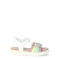 thumbnail image 2 of Wonder Nation Toddler & Baby Girl Star Play Sandals, 2 of 5