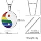 thumbnail image 3 of Collar del orgullo gay Fernando Para Perro Cadena de plata, 3 of 8