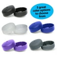 thumbnail image 4 of 12 PCS Top Glides Walker Glide Covers for Rubber Walker Tips (sold separately) - 6 Pairs (White), 4 of 4