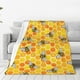 thumbnail image 1 of Balery Honeycombs Manta de Felpa Suave y Acogedora – Cobija de Franela Aterciopelada para Cama, Lavable y Cálida para Sofá, Mascotas, Transpirable-50"x40", 1 of 7