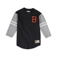 thumbnail image 1 of Mitchell & Ness Washington Senators - Camiseta henley para hombre, color negro, extragrande, 1 of 1