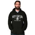 thumbnail image 5 of North Carolina Cute Footprints Beach Hoodie Sweatshirt Women Men Brisco Brands X, 5 of 6