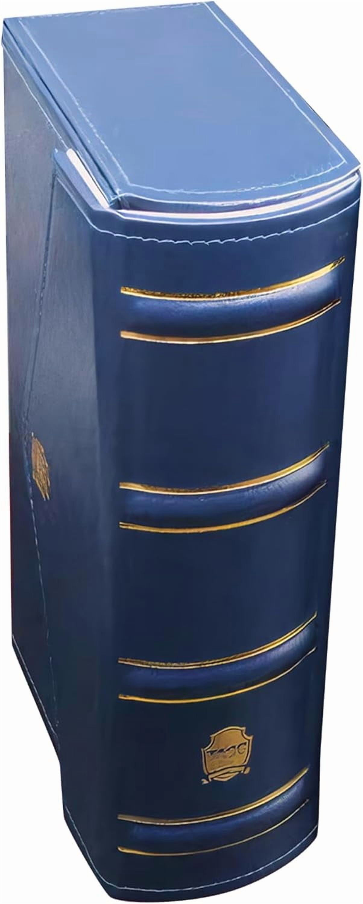 Leather Cash Collection Storage Box: PMG Graded Banknote Holder, Currency Banknotes Collecting Holder, Currency Organizer Protective Case for Trading Cards Stamps Tickets (Blue)