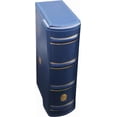 thumbnail image 3 of Leather Cash Collection Storage Box: PMG Graded Banknote Holder, Currency Banknotes Collecting Holder, Currency Organizer Protective Case for Trading Cards Stamps Tickets (Blue), 3 of 11