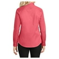 thumbnail image 2 of Womens Long Sleeve Easy Care Cotton/Polyester Shirt Hibiscus 3XL, 2 of 6