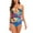 Blue, variant on Otvok Blouson Tankini Swimsuits for Women 2 Piece Bathing Suits with Boyshorts Modest Tummy Control Swimwear XXL Red