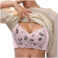 thumbnail image 5 of Avtoify Women's Comfortable Wireless Lace Push-Up Adjustive Side Control Bra Innerwear, 5 of 10