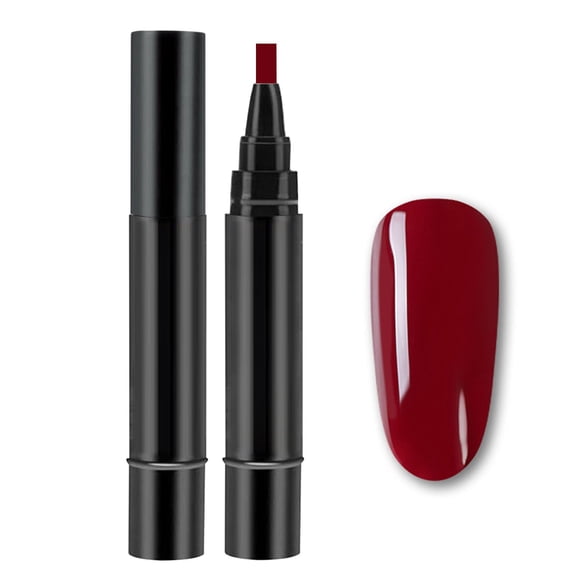 Nail Polish Pen, 3 In 1 Nail Gel Pens, Nude Natural Color Builder Base, Quick Dry Long Lasting Gel Polish, Beginner Friendly Nail Art Pen, Soak Off One Step DIY Gel Nail Polish Pen (#025)