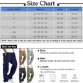 thumbnail image 3 of TOMVIGX Cargo Pants for Men Drawstring Sweatpants Elastic Waist Athletic Hiking Workout Pants Casual Straight Leg Joggers Baggy Work Pants, 3 of 6