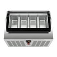 thumbnail image 4 of 32 in. Countertop Ice Cream Display Freezer with Curved Glass Top and 4 Pans, 4 of 16