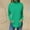 Army Green, variant on Tawop Women Shirts Womens Long Sleeve Shirts High Neck Drop Shoulder Green L(Us:8)
