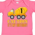 thumbnail image 4 of Inktastic 1st Birthday Construction Truck Cement Mixer Boys or Girls Baby Bodysuit, 4 of 5