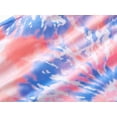 thumbnail image 3 of Beezizac Teen Girls Tie Dye Blue & Coral Swirl Pajama Tank Top & Shorts PJ Set 2-Piece Cute Cozy Outfit Big Kid Size 10, 3 of 7