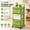 Green, variant on 3-Tier Rolling Storage Cart with Clear Drawers, Portable Utility Organizer with Handle and 360° Wheels, Available in White, Green and Red
