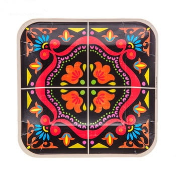 Small Fiesta Plates Southwestern Party Supplies Decorations 10