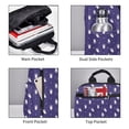 thumbnail image 3 of Honeii Astronaut Rabbit Print Lightweight Backpacks,Carry on Backpack,Durable Backpack for School, Work & Travel, 3 of 7