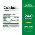 thumbnail image 5 of Nature’s Bounty Calcium Supplement + 1000 IU Vitamin D3, 120 Ct (2-Pack), 5 of 8