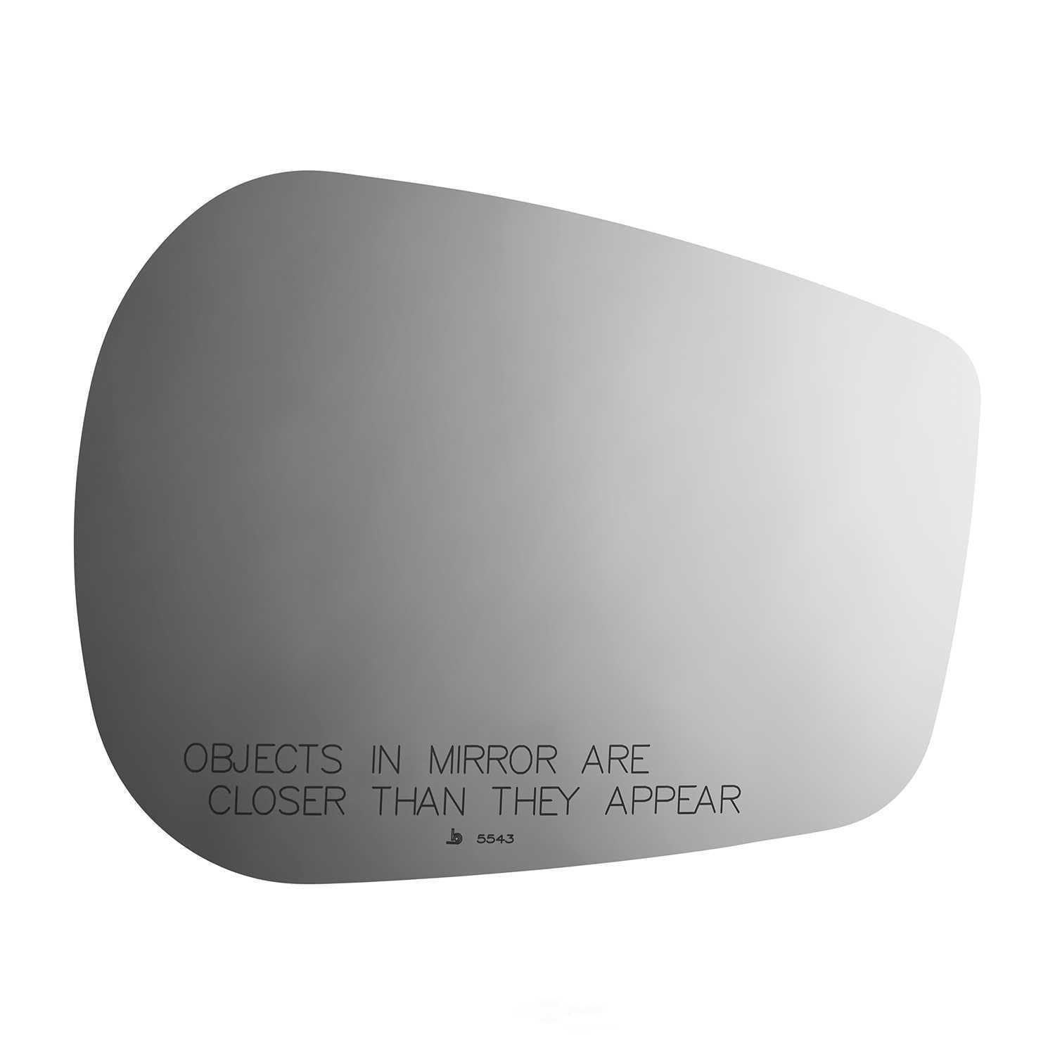 Burco Side View Mirror Replacement Glass - Clear Glass - 5543