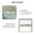 thumbnail image 5 of Naloa Dandelion Flower In The Meadow Tissue Box Cover Leather Tissue Holder Square Facial Tissue Case for Bathroom, Vanity Countertop, Tabletop, Car, 5 of 7