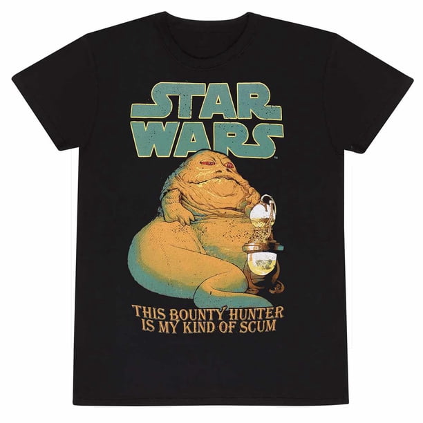 Star Wars - Camiseta My Kind Of Scum de Jabba The Hutt para Adultos Unisex (Negro)