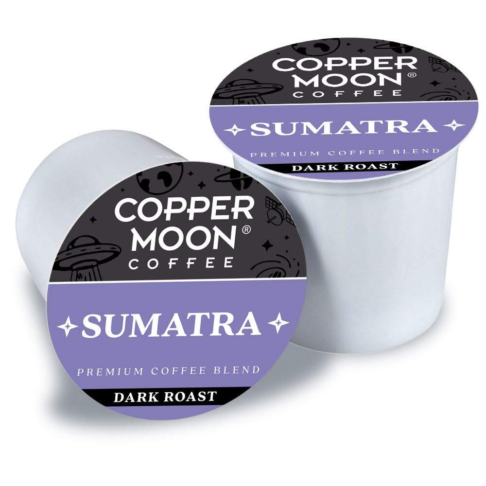 Copper Moon Coffee Sumatra 100 Arabica Premium Blend Single Serve K