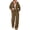 Coffee, variant on SUNBS Women's Sweatsuits 2 Piece Outfits for Women Two Way Zipper Jacket Hoodies Fall Oversized Loungewear Sets with Wide Baggy Leg Sweatpants with Pockets