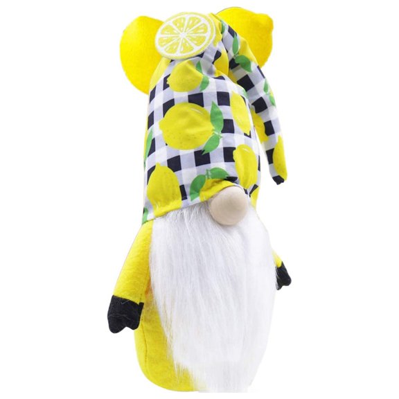 VerPetridure 2 PCS Lemon Gnome Scandinavian Home House Farm Kitchen Decor Faceless Doll