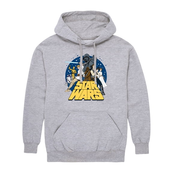 Star Wars - Retro Group - Men's Fleece Hoodie Sweatshirt
