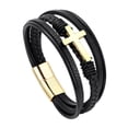 thumbnail image 1 of Pulseras para mujer, regalos para mujer, pulsera de cuero tejida a mano, pulsera de cuero, pulsera de cuero tejida, 1 of 5