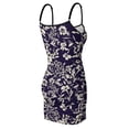 thumbnail image 6 of Ladies Elegant Sling Sleeveless Sexy Dress floral, 6 of 6