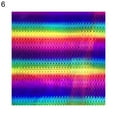 thumbnail image 2 of 25cmx30.5cm Rainbow Film Holographic Self-Adhesive Decorative Iridescent Lettering Film for DIY Craft, 2 of 8
