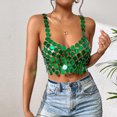 thumbnail image 5 of Vest Tops for Women Casual Chain Splicing Backless Camisole Top Camisole Vest, 5 of 9