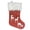 C, variant on C Christmas Tree Hanging Stocking With Snowman Motif 45 Cm Height Fabric Construction For Gift And Decor