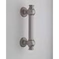thumbnail image 2 of Jaclo Poignée de Porte de Douche avant Cannelée avec Embouts, Nickel Poli, 2 of 2
