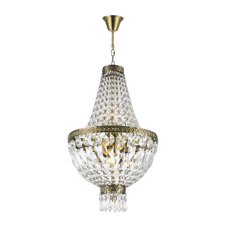 Worldwide Lighting Metropolitan 1-Light Crystal Pendant
