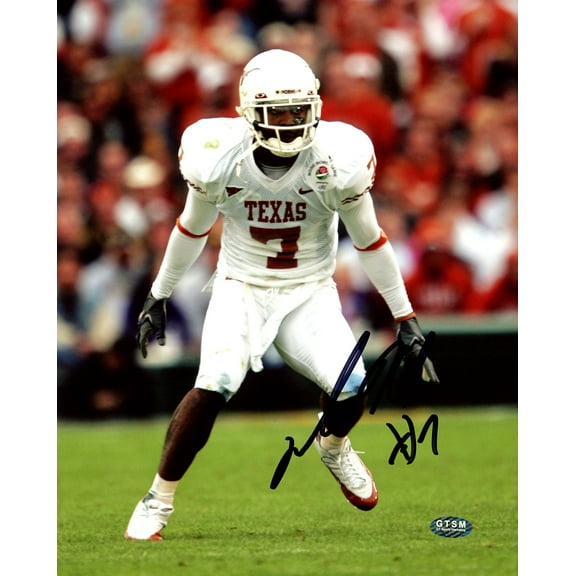 Michael Huff Autographed 8X10 Photo Texas Longhorns GTSM 208969