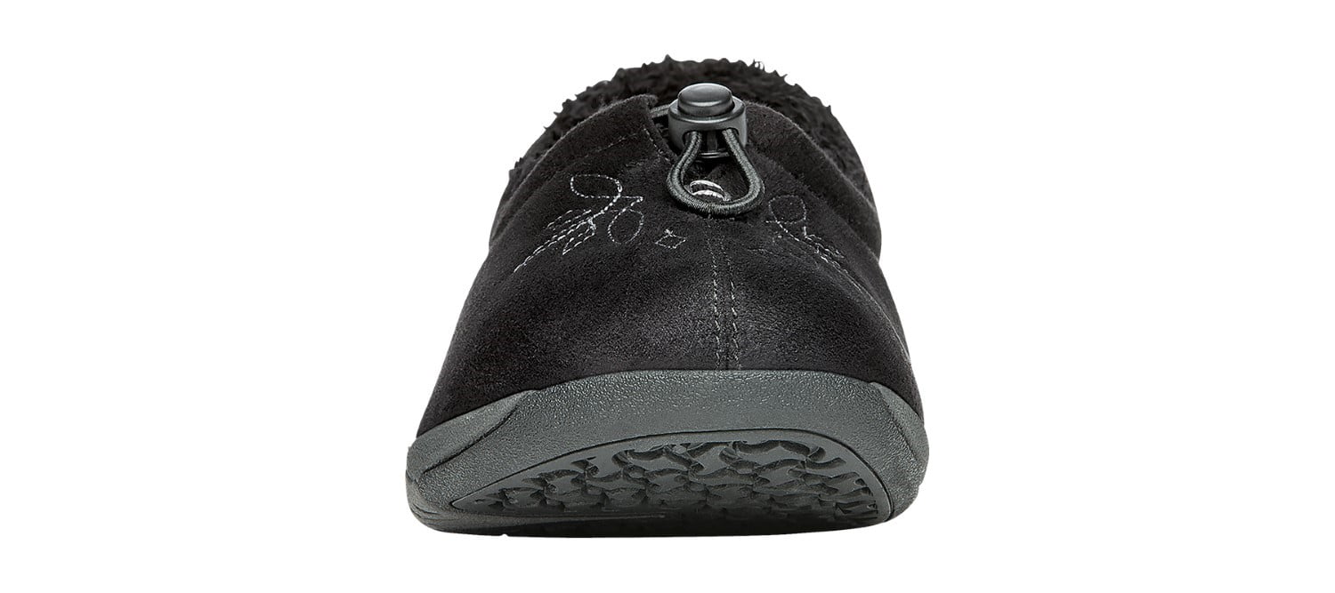 Clara Slippers Black Velour 6.5 